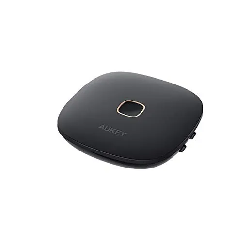 AUKEY Bluetooth 5.0 Trasmettitore Ricevitore 2-in-1, Wireless Adattatore Audio con aptx-LL...