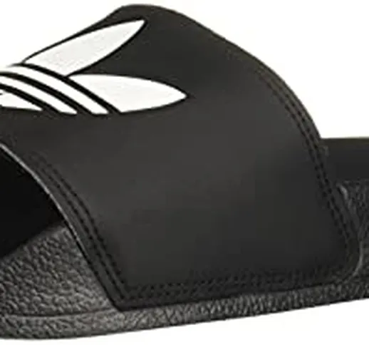 adidas Adilette Lite, Scarpe da Ginnastica Uomo, Core Black/Ftwr White/Core Black, 43 EU