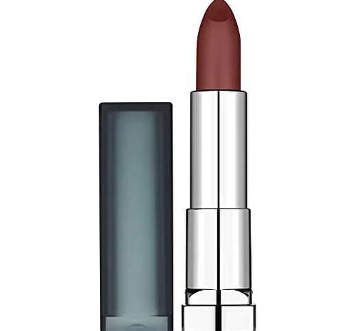 Maybelline New York Rossetto Color Sensational Matte Nudes, Texture Cremosa, Colore Intens...