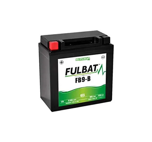 Fulbat - Batteria moto Gel FB9-B/ YB9-B/ 12N9-4B-1 12V 9Ah