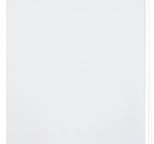 Deco Company 23-1014 Tapparella a Rullo a Morsetto o Adesiva, Tessuto, Bianco, 45 x 150 cm
