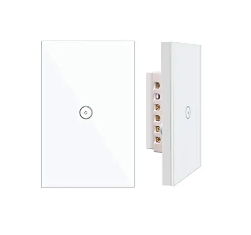 Interruttore Smart Light,Interruttore WiFi JinvooSmart US 1Pulsante (due pacchetti),Touch...