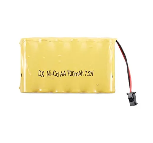 Gaoominy Rechargeable Batteria da 7,2 V 700 mAh AA Ni-CD Packs SM Plug per Toys Power Bank