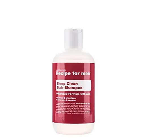 Ricetta per gli uomini Deep Clean Hair Shampoo 250 ml