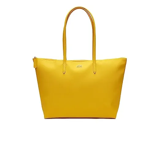 Lacoste L.12.12 Concept NF1888PO, Borsa a tracolla Donna, Giallo, Taglia unica