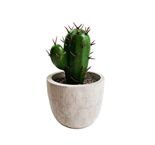 Fico d'India artificiale mini finto Piante vaso di cactus finto wolftree Artificiale alber...