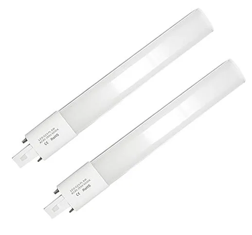Lampadina LED PLC G23 8 W bianco freddo 6000 K PLC 2 Pin 18 W PL lampadina fluorescente at...