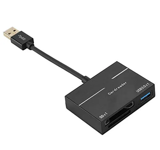 Eboxer Supporto Adattatore convertitore di schede di Memoria USB 3.0 Multi-in-1 Supporto L...