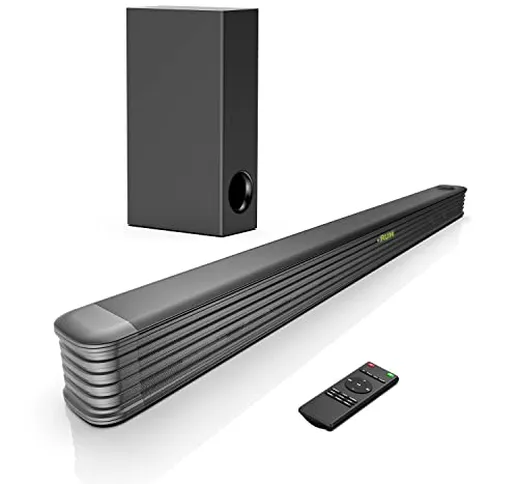 Soundbar da 150 W con Subwoofer Wireless, 2.1 Soundbar da 130 dB per TV, Suono Surround, S...