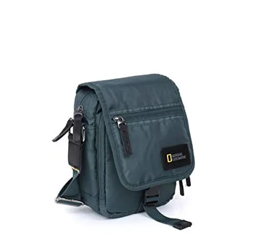 NATIONAL GEOGRAPHIC Borsa a tracolla, per adulti, unisex, blu (blu), taglia unica