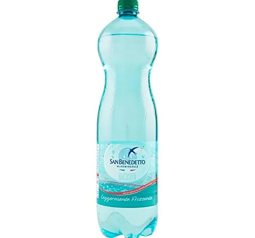 6 Bottiglie San Benedetto Acqua leggermente frizzante - 1,5 L