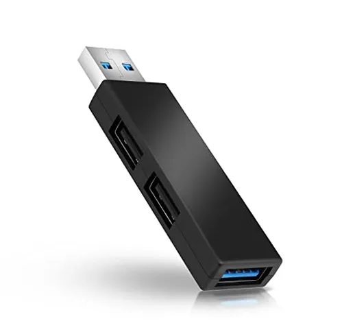 Hub USB, Bifrost 3 Porte Hub USB 3.0 Velocità 5 Gbps Mini Portatile con USB 3.0 & USB 2.0...