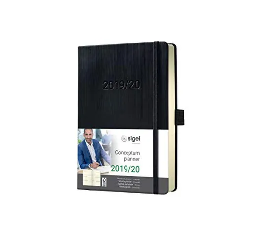 SIGEL C2002 Agenda Settimanale 18 mesi 2019/2020 Conceptum, Copertina Rigida, 10,8 x 15,1...