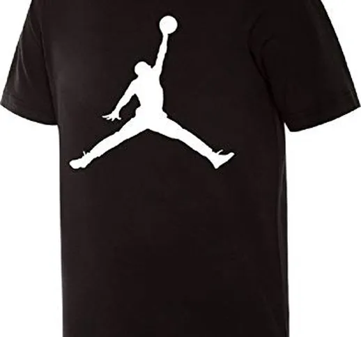 Nike T Shirt Manica Corta Bambino Jordan Nera