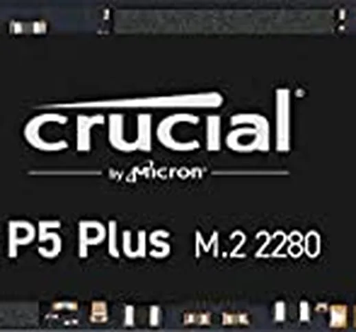 Crucial P5 Plus 2TB SSD di Gioco Interno M.2 PCIe Gen4 NVMe - Fino a 6600MB/s - CT2000P5PS...