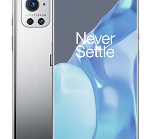 OnePlus 9 Pro 5G Smartphone con Fotocamera Hasselblad, 8GB RAM + 128GB, Grigio (Morning Mi...
