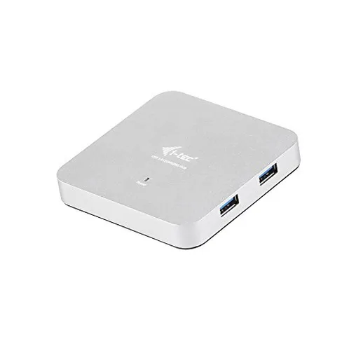i-tec Hub USB Alimentato, Hub USB 3.0 con 4 Porte per Data e Carica - 4 Porte USB 3.0 con...