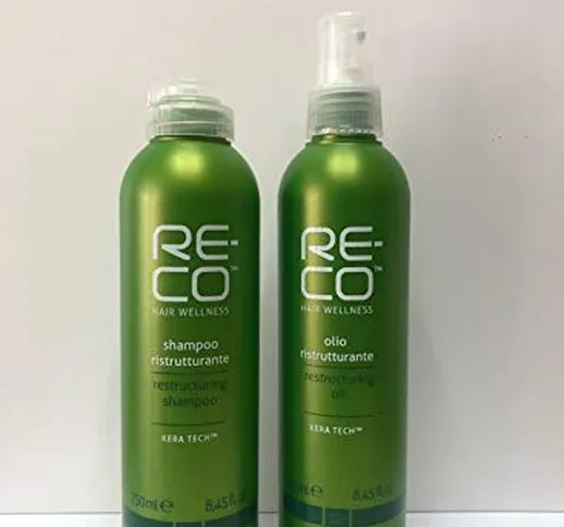 RE-CO Shampoo Ristrutturante 250 ml + Olio Ristrutturante 250 ml