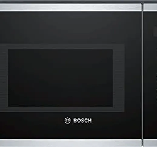 Bosch Serie 6 BFL554MS0 Incasso Solo microonde 25L 900W Nero, Acciaio inossidabile forno a...