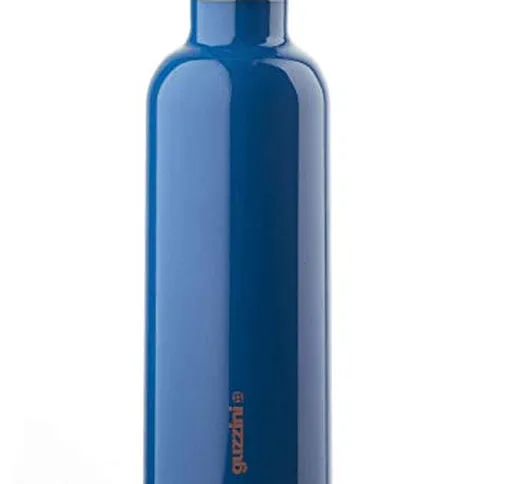 Guzzini Active Bottiglia Termica in Acciaio 500cc Blu