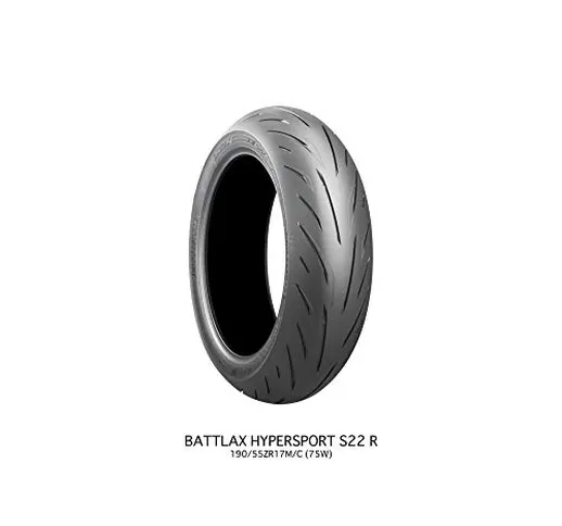 Gomme Bridgestone Battlax s22 180 55 ZR17 (73W) TL per Moto