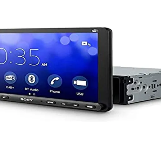 Sony Xav-Ax8050D Autoradio Con Display Da 9 Pollici, Dab, Dab+ e Fm, Senza Antenna, Displa...