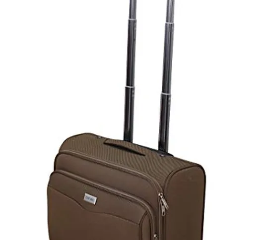 VALIGIA TROLLEY BAGAGLIO A MANO Pilota Business RYANAIR EASY JET LOW COST (BRONZO)