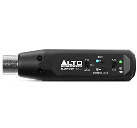 ALTO Professional Bluetooth Total - Ricevitore Bluetooth Ricaricabile Professionale con Ja...