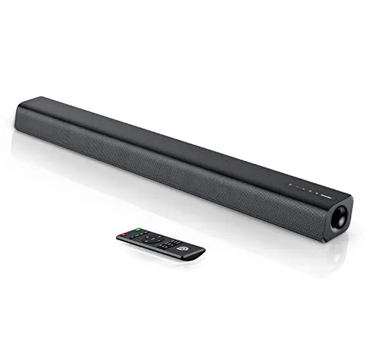 2020 Aggiornato BOMAKER Soundbar 2.0 Canali, Potenza 120W 110dB, Bluetooth 5.0, 37 Pollici...