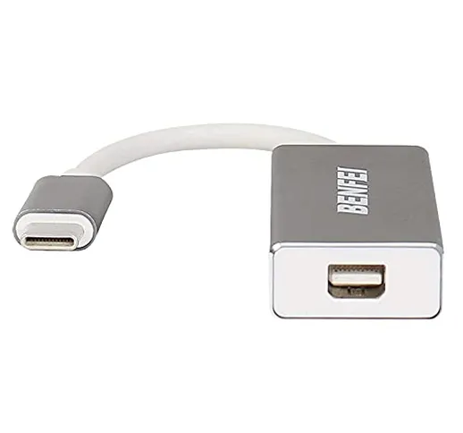 Adattatore USB C a Mini DisplayPort, BENFEI da tipo C (Thunderbolt 3) a Mini Dp 4K con cus...