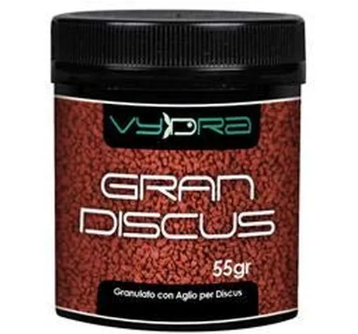 Vydra Gran Discus 55g MANGIME GRANULI con Aglio Pesci Acquario Dolce Discus