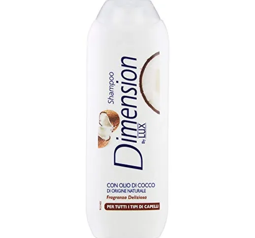 Dimension – by LUX Shampoo with Coconut Oil for All Hair Types 250 ml