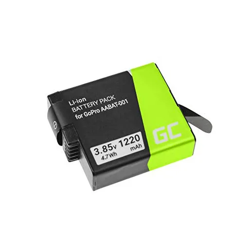 Green Cell® Batteria AHDBT-501 AABAT-001 per GoPro HD HERO5 HERO6 HERO7 Black Fotocamera (...
