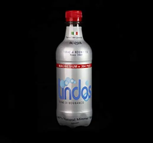 MAGNESIO ACQUA LINDOS X 18 BT, Bottiglie da 500ml, il Benessere 100% Naturale, Acqua LINDO...