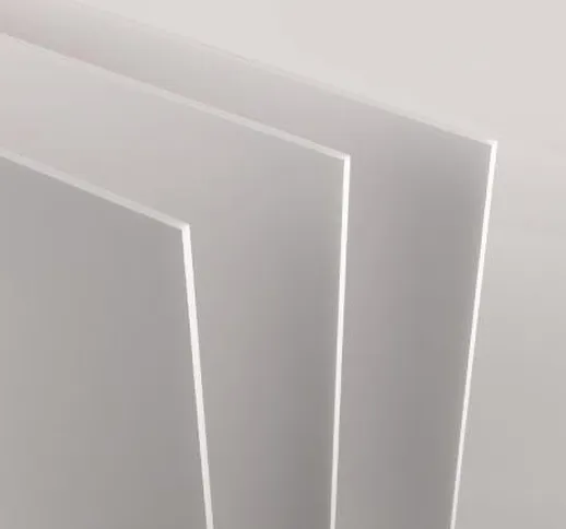 Foglio cartone schiuma 70 x 100 5 mm, bianco – Set di 25