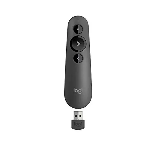 Logitech R500 Bluetooth e USB Laser Presenter Presentazione Clicker - Compatibilità univer...
