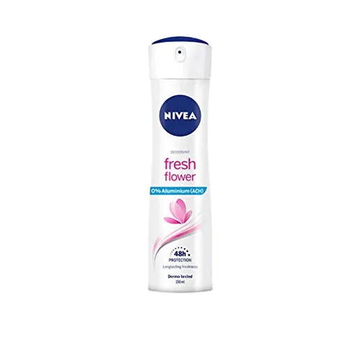 Nivea Deo Spray Fresh Flower, confezione da 6 x 150 ml