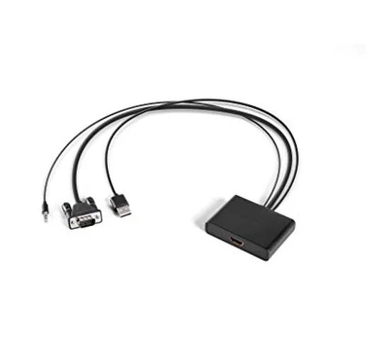 Sitecom CN-352 Adattatore da VGA + Audio a HDMI, Nero/Antracite