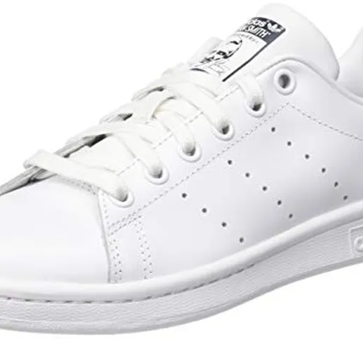 adidas Stan Smith M, Scarpe da Ginnastica Uomo, Footwear White/New/Navy, 40 2/3 EU