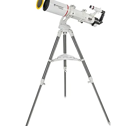 Bresser Messier AR-102/600 NANO AZ - Telescopio rifrattore con montaggio azimutale e trepp...