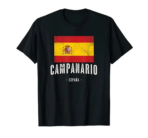Campanario Spagna | ES Città Bandiera - Bandera - Maglietta