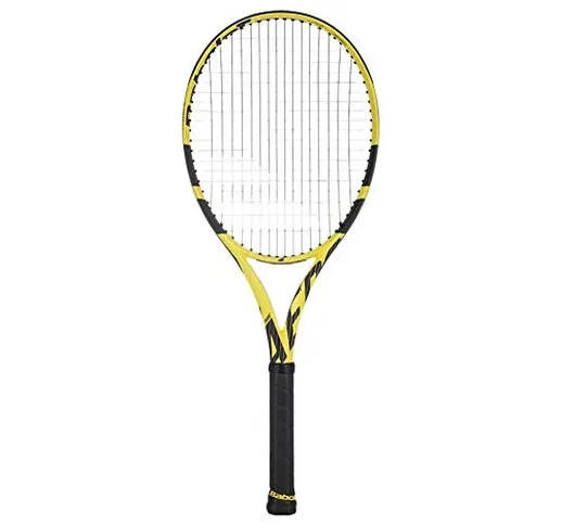 Babolat Pure Aero + Incordata: No 300G Racchette da Tennis Racchette da Torneo Giallo - Ne...