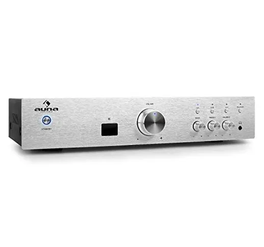 AUNA AV2-CD508BT - Amplificatore HiFi, Home Cinema, Potenza Max 600 W, Bluetooth 3.0, Aux...