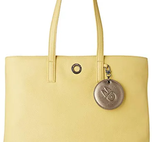 Mandarina Duck Mellow Leather Tracolla, Borsa Donna, Giallo (Starfruit), 15x27x36 cm (W x...