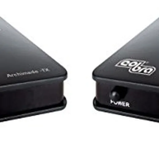 Cobra 10257 Archimede- Trasmettitore e ricevitore segnale TV 2.4 GHz, 4 canali PLL- estens...