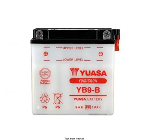 BATTERIA YUASA PIAGGIO VESPA LX 50 4T 2005-2008 (YB9-B)