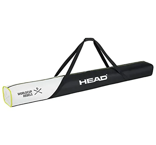 HEAD Rebels - Borsa da sci, unisex, taglia unica, colore: Bianco/Nero