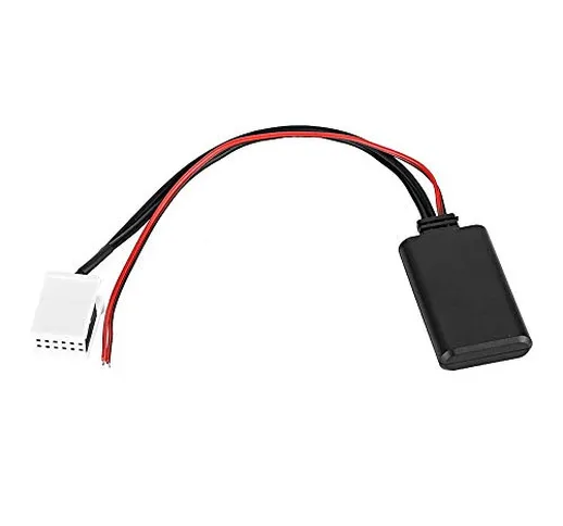 Adattatore Bluetooth AUX per auto, adattatore AUX Bluetooth 4.0 per veicolo a 12 pin 12V p...