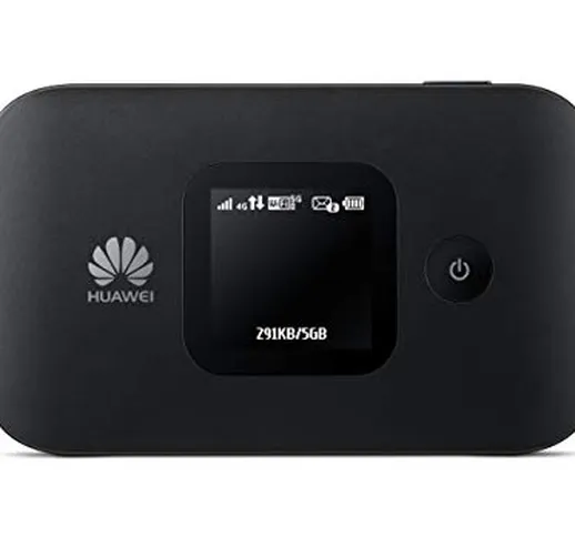 HUAWEI E5577Cs-321 Mobile Router Hotspot Portatile, Wi-Fi da 150 MBps, 4G LTE, Pro, Nero