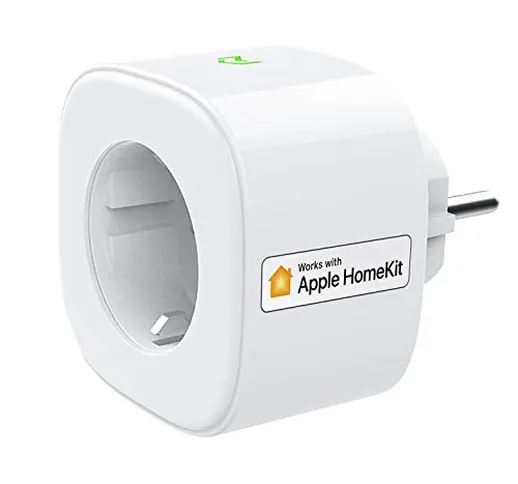 meross Presa Intelligente Wi-Fi Plug Spina Intelligente, Compatibile con Apple HomeKit, Si...